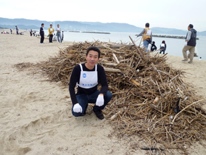 海岸清掃