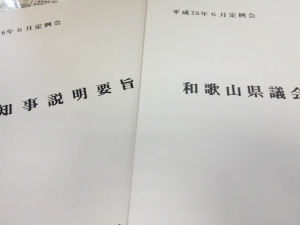 県議会二日目