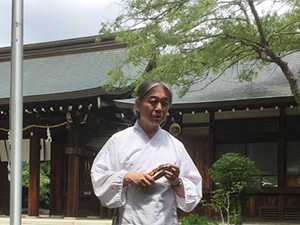 竈山神社清掃