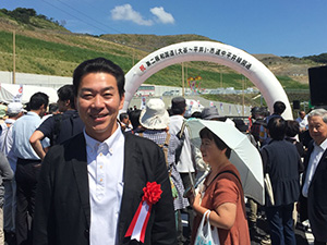 道路開通式