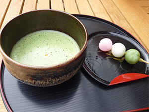 和歌山城のお茶体験