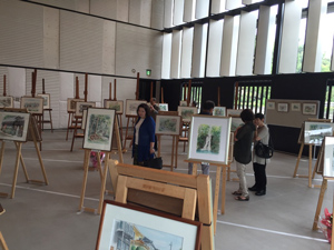 玉岡泰治さん水彩画展