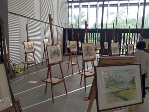 玉岡泰治さん水彩画展