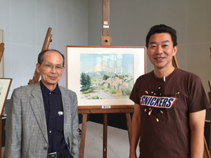 玉岡泰治さん水彩画展