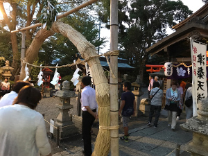 津秦天満宮の夏祭り