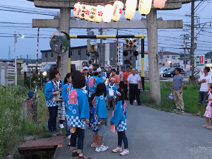 津秦天満宮の夏祭り