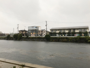 和田川増水