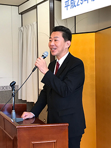 退任役員懇談会、挨拶