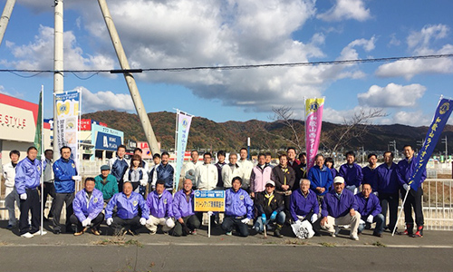 直川用地清掃に参加した皆さん