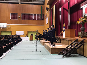 和歌山市立日進中学校入学式