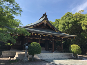 竈山神社清掃