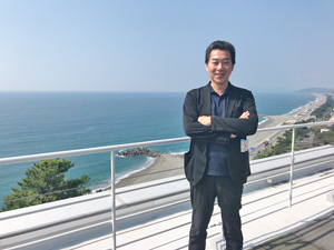 桂浜の景色と海