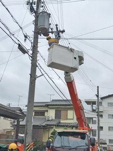 停電復旧作業