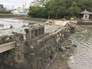 和歌浦三段橋の被害