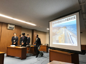 福島県庁訪問