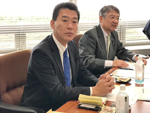 福島市役所訪問