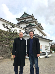 坂本匡弘さんと和歌山城見学