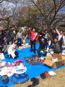 花見会場