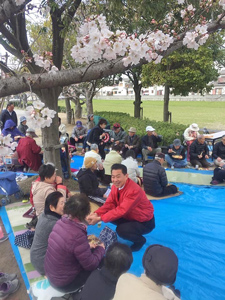 花見会場