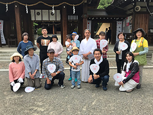 竈山神社清掃