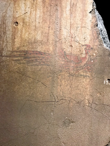 キトラ古墳 朱雀壁画
