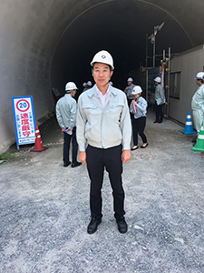 建設委員会視察 トンネル工事