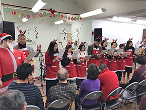 障がい者施設クリスマス会
