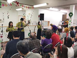 障がい者施設クリスマス会