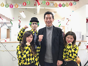 障がい者施設クリスマス会