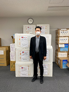 台東県からの支援物資