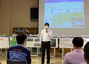 説明の様子