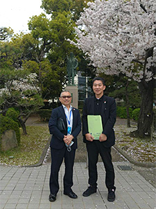 台湾からの友人の和歌山県内視察