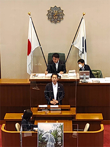 一般質問登壇