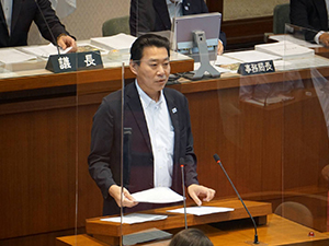 一般質問登壇
