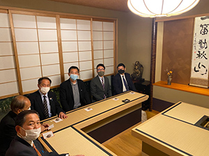 陸奥宗光外務大臣の功績を教育に活かす実行委員会の会議と歓迎会