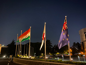 インドとオーストラリアの国旗