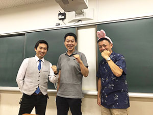 生徒会三役との懇談会準備