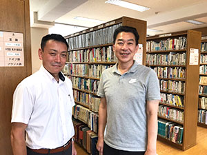 生徒会三役と懇談