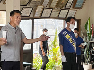 応援演説