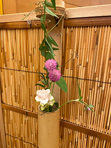 チャリティー花寄茶会