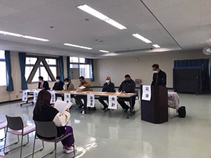教育関係者との懇談