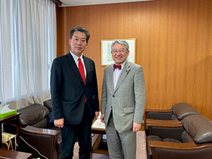中拓哉議員と懇談