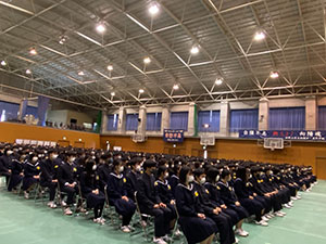 向陽高校卒業式
