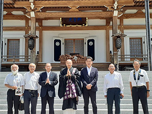 陸奥宗光伯の法要