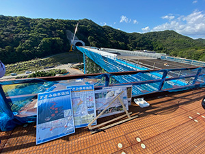 すさみ串本道路 工事現場視察