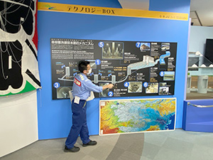 首都圏外郭放水路 視察