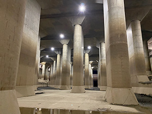 首都圏外郭放水路 視察