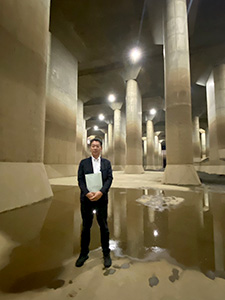 首都圏外郭放水路 視察