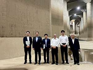 首都圏外郭放水路 視察