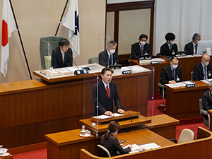 県議会一般質問登壇